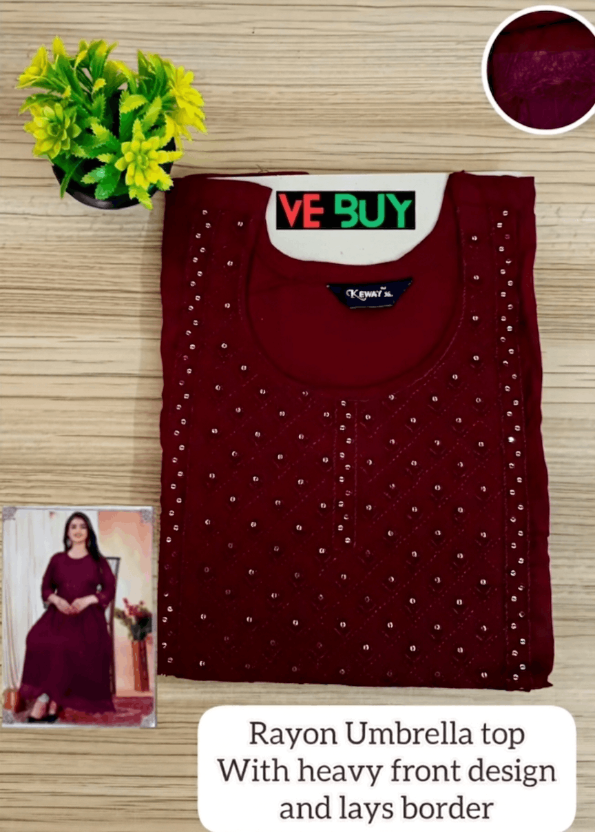 Rayon Umbrella Top